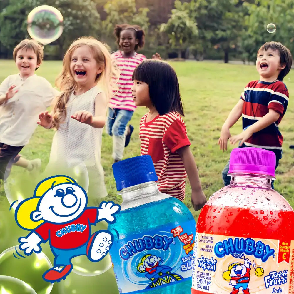 CHUBBY Blueberry Blast Soda - Trinidad & Tobago