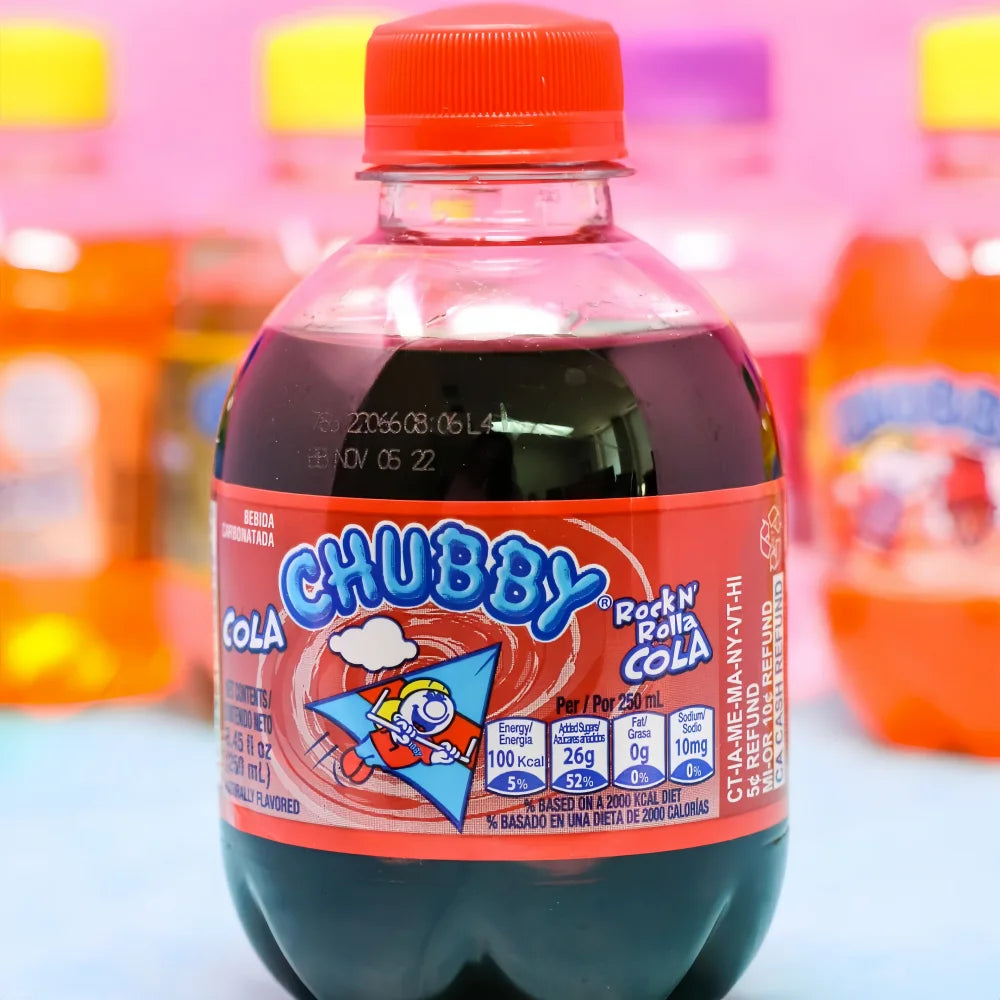 CHUBBY Rock N' Rolla Cola Soda - Trinidad & Tobago