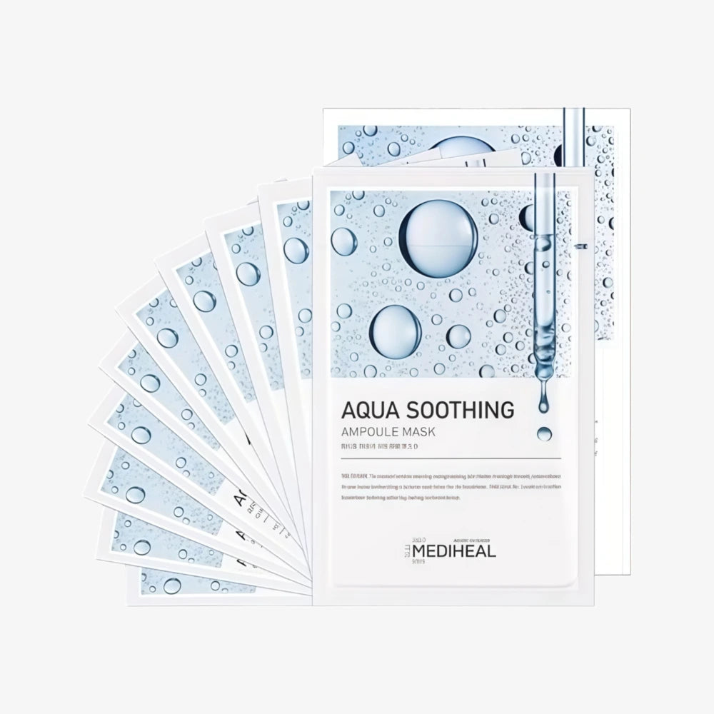 MEDIHEAL Aqua Soothing Ampoule Mask 10pcs