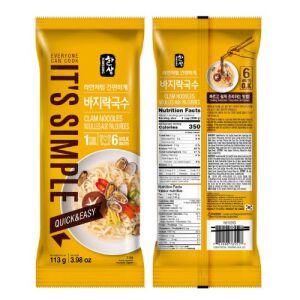 HANSANG Clam Noodle with Sauce 113g