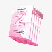 NUMBUZIN No.2 Rose PDRN Collagen Plumping Sheet Mask 5pcs