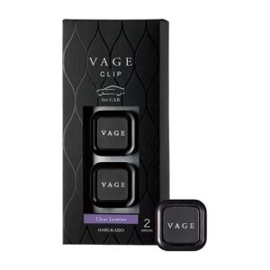 HARUKADO Clip de pare-brise pour voiture, transparent, couleur jasmin, lot de 2