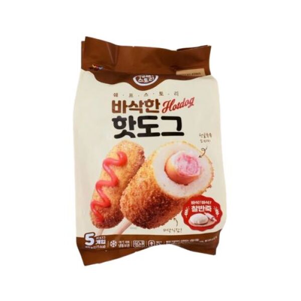 WOOYANG Croustillants Galettes de Poisson Corn Dogs 5 pièces 400g