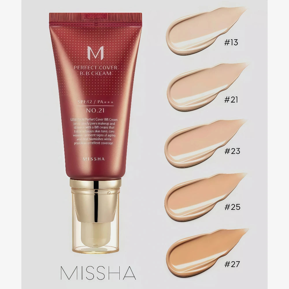 Crème BB Perfect Cover MISSHA n° 21 40 g