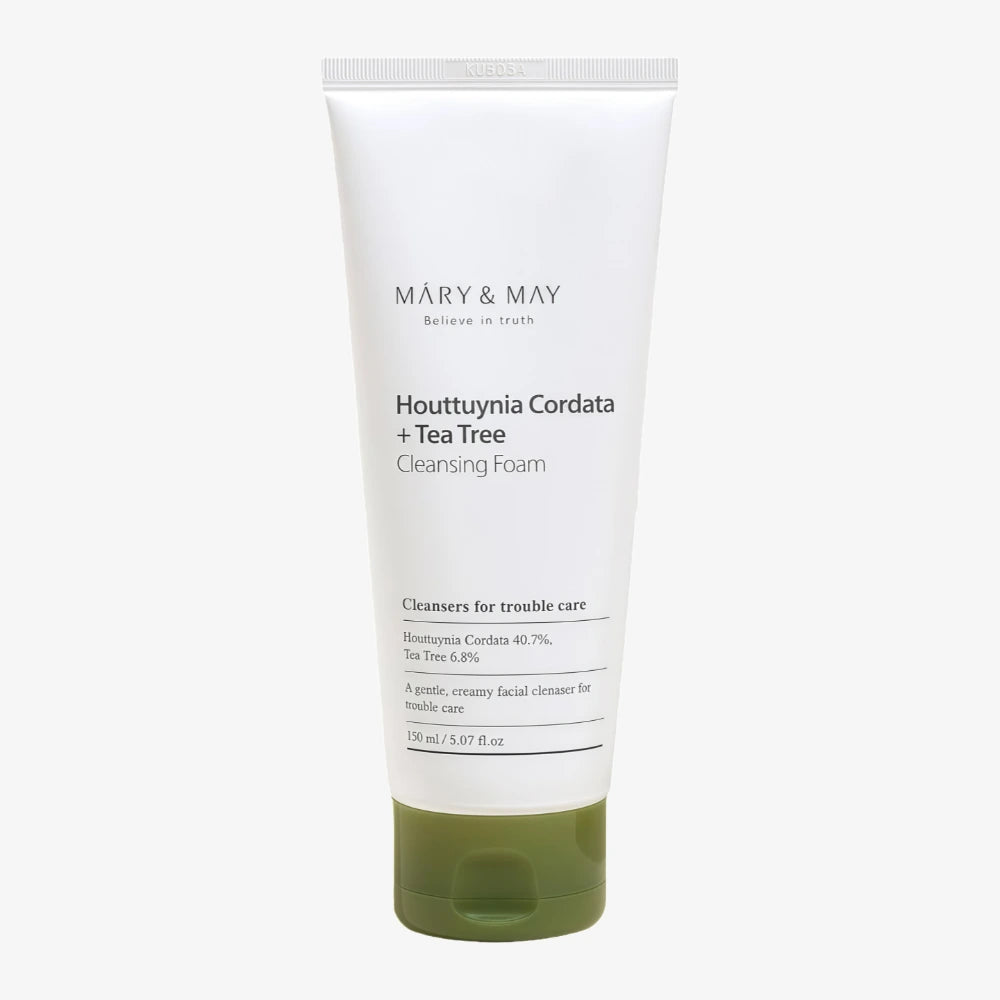 MARY & MAY Houttuynia Cordata Tea Tree Cleansing Foam 150ml
