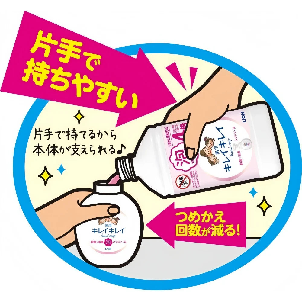 LION Bubble Hand Wash - Fruity Scent (500ml)