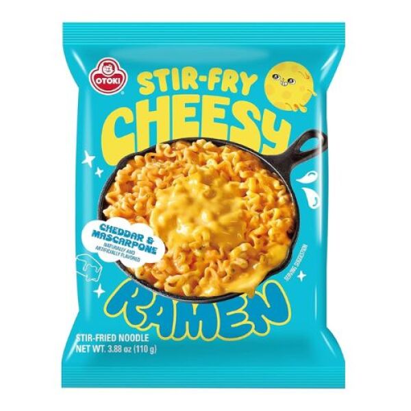 Ramen sauté au fromage OTTOGI, saveur cheddar et mascarpone *1