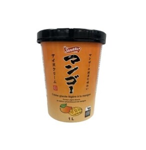 SHIRAKIKU Mango Light Ice Cream 1L