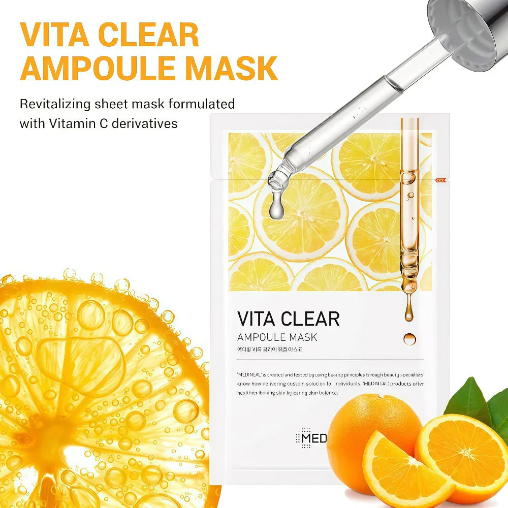 MEDIHEAL Vita Clearing Ampoule Mask 1pcs