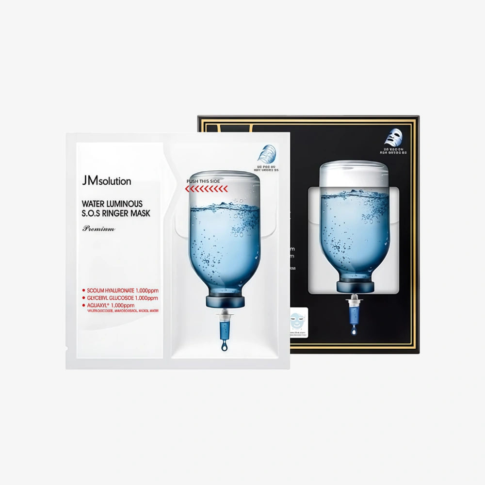 Masque lumineux SOS à l'eau JM SOLUTION Premium 5 pièces 