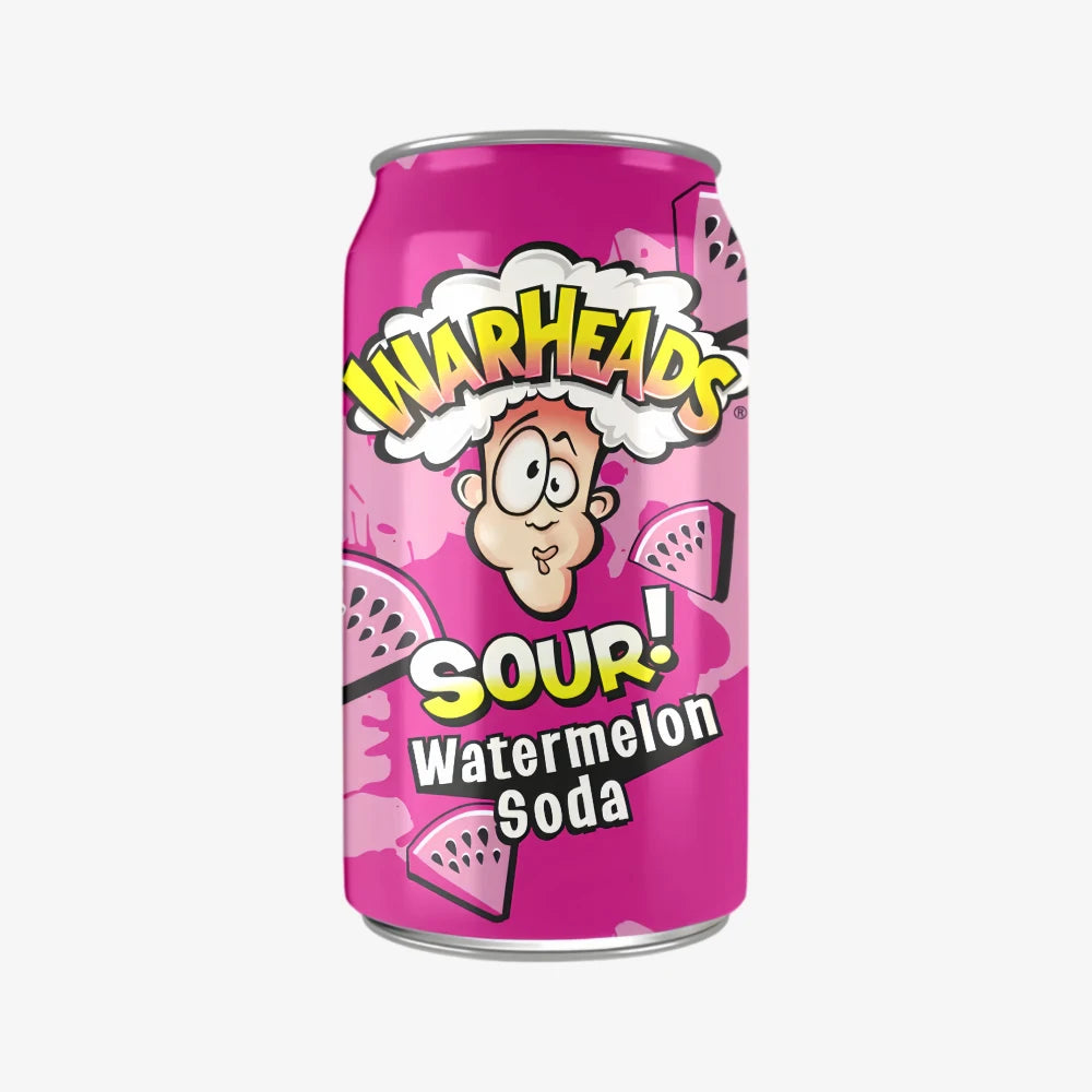 WARHEADS Sour Watermelon Soda 355ml