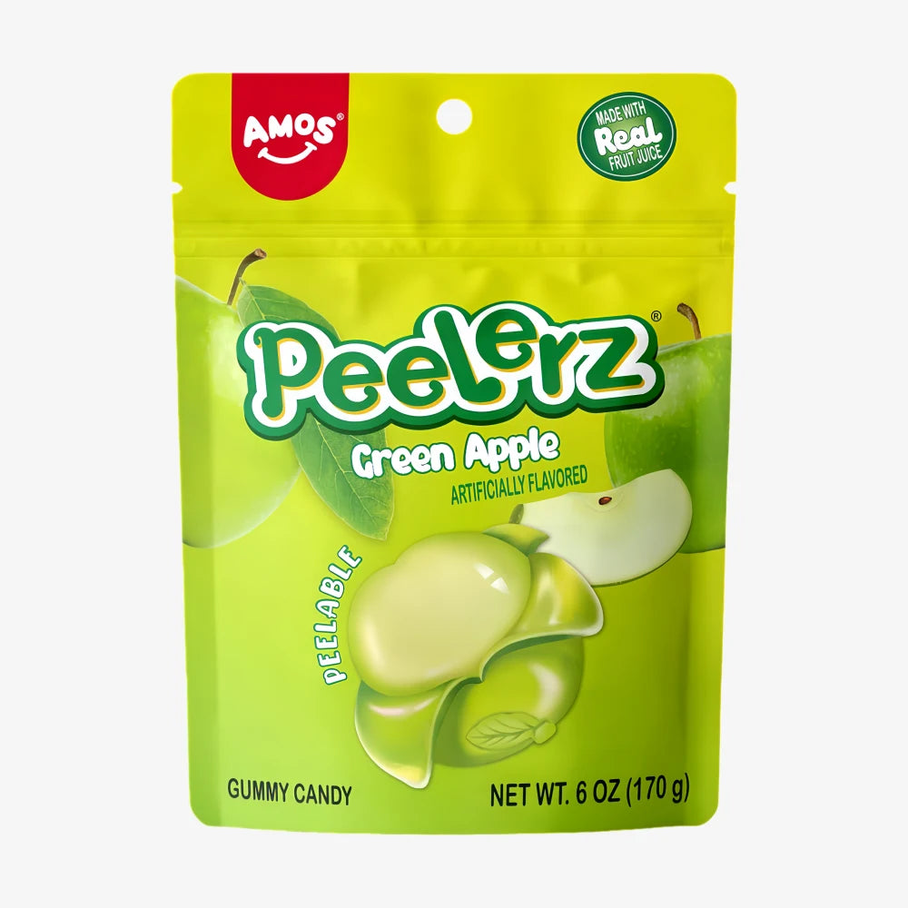 AMOS Peelerz Gummy Green Apple 170g