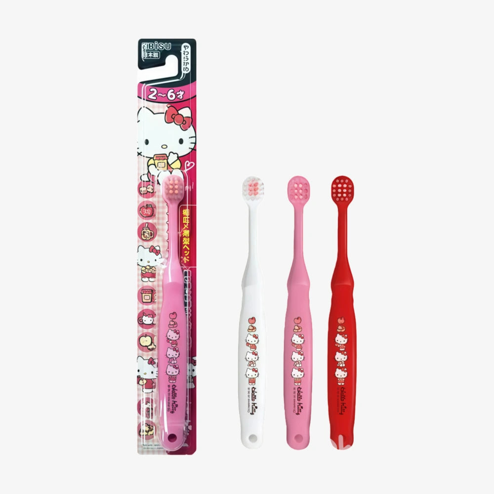 Brosse à dents EBISU pour enfants Hello Kitty 2-6 ans