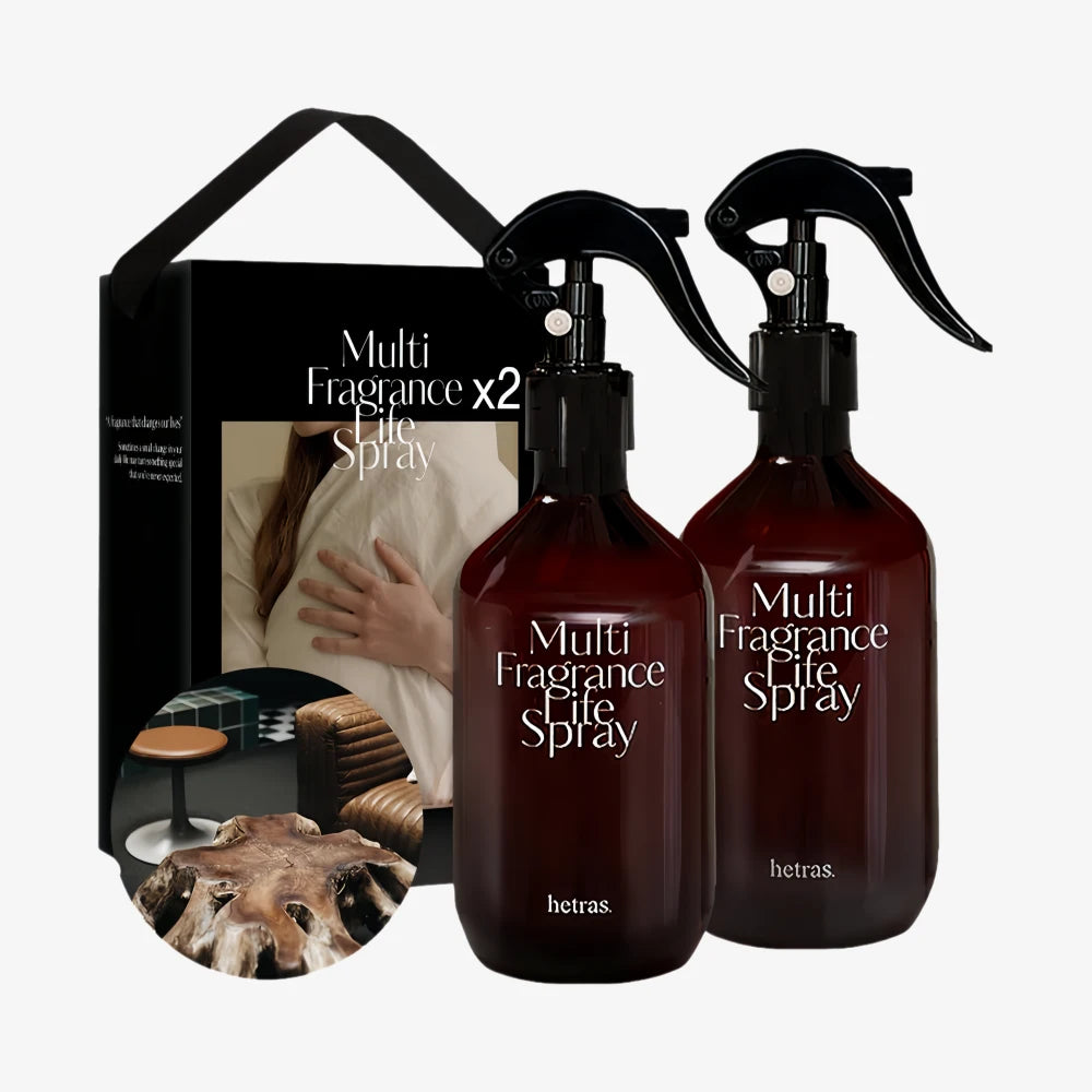 HETRAS Multi Fragrance Life Spray Set Hotel Wood