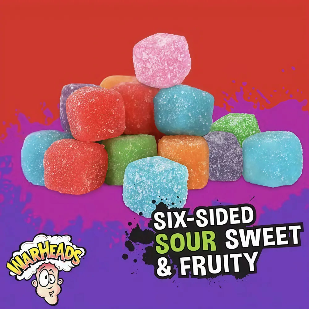 WARHEADS Cubes Peg Bag 99g