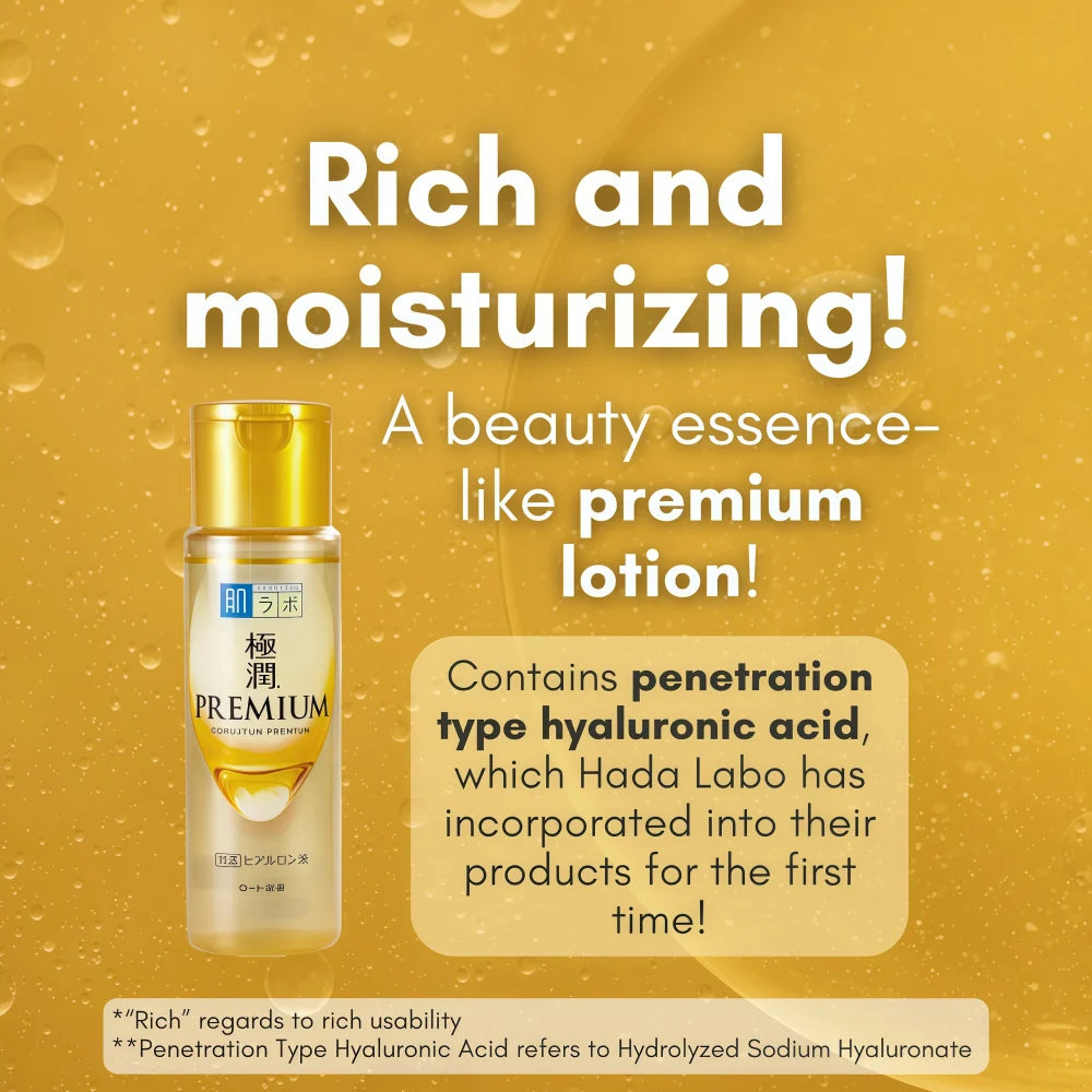 HADALABO Gokujun Premium Hyaluronic Acid Essence 170mL