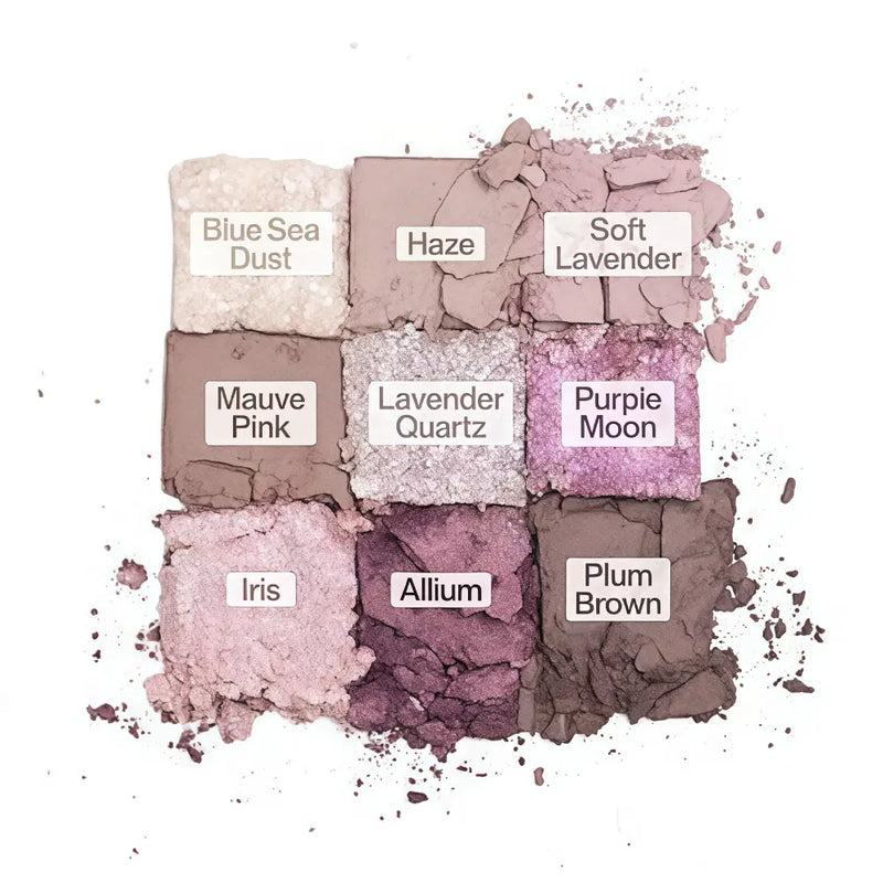 unleashia Glitterpedia Eye Palette No.4 All of Lavender Fog