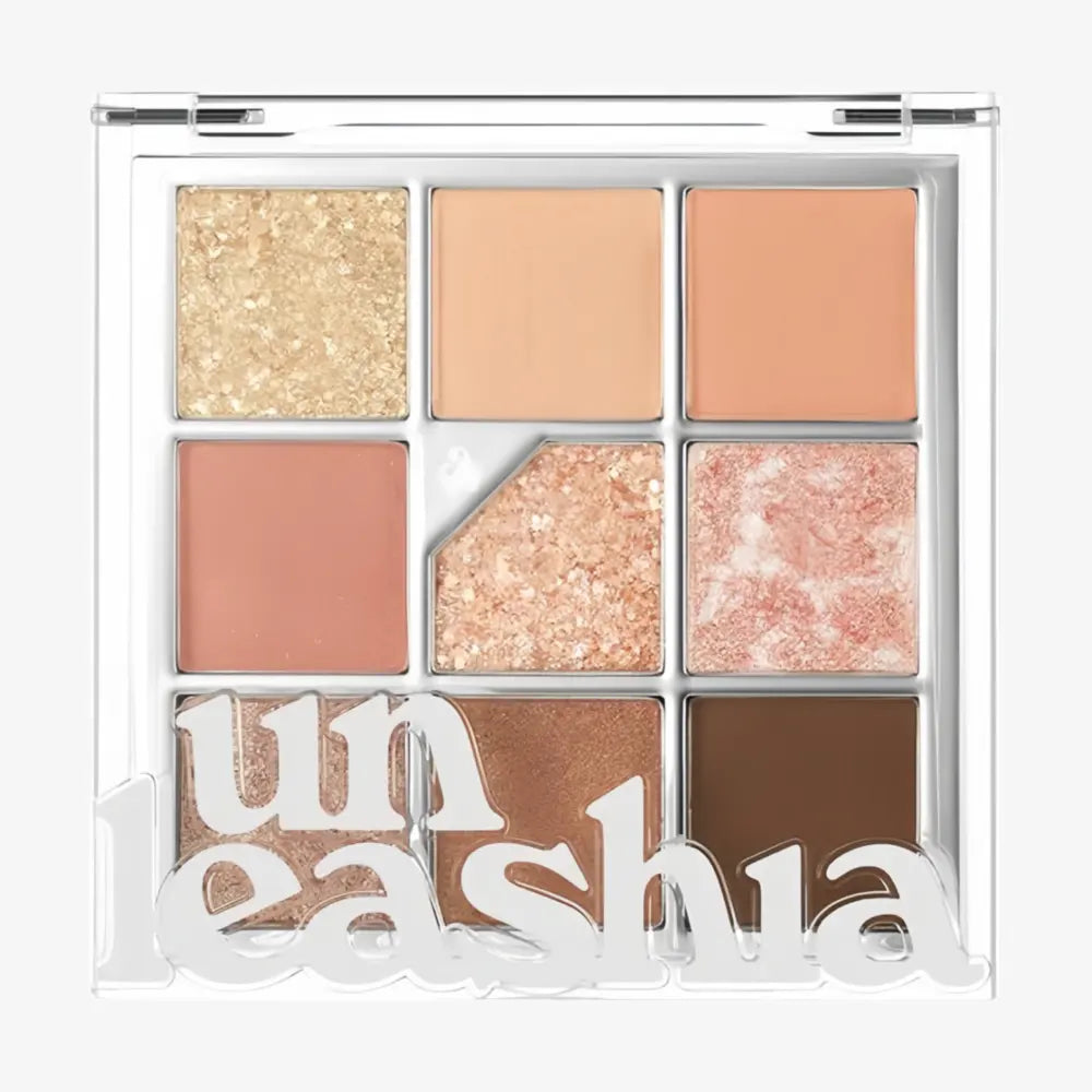 unleashia Glitterpedia Eye Palette No.3 All of Coralpink