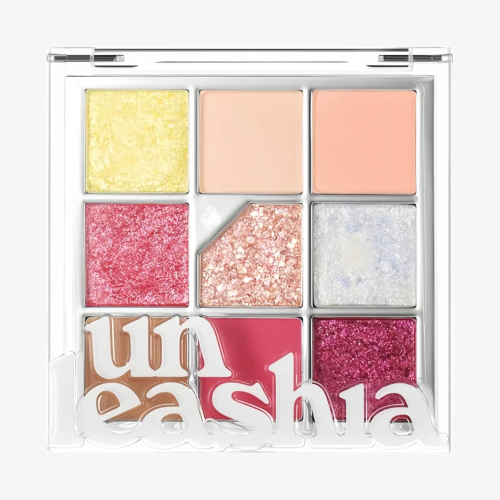 unleashia Glitterpedia Eye Palette No.7 All of Peach Ade