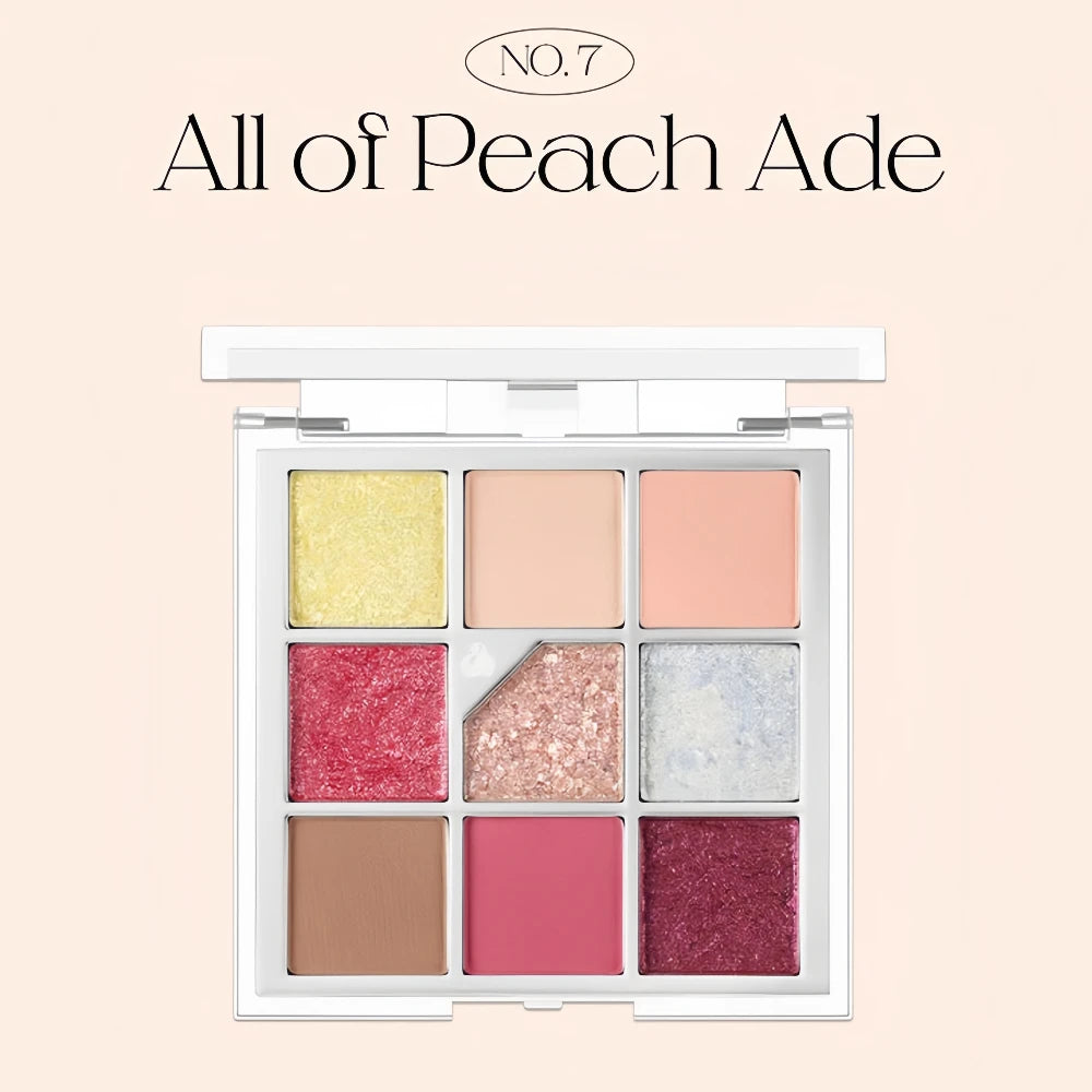 unleashia Glitterpedia Eye Palette No.7 All of Peach Ade