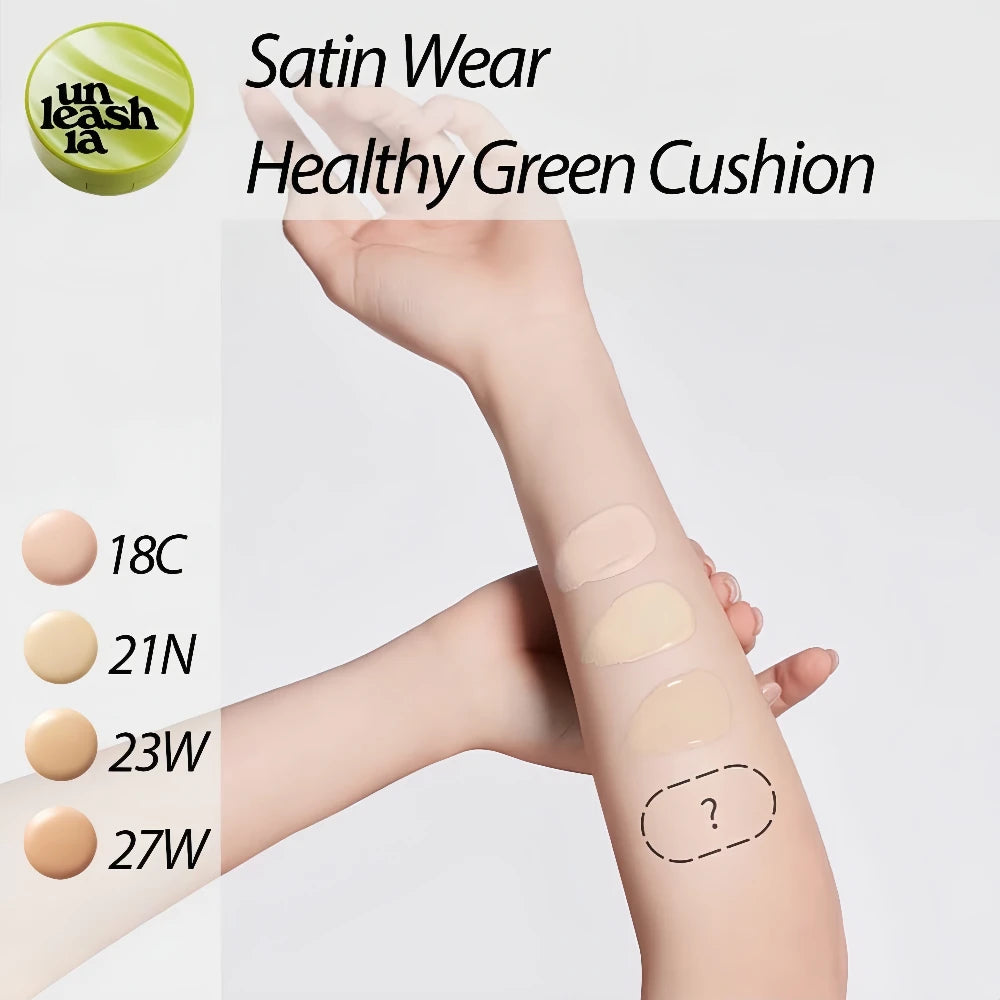 unleashia Satin Wear Healthy-Green Cushion 21N Eburnean