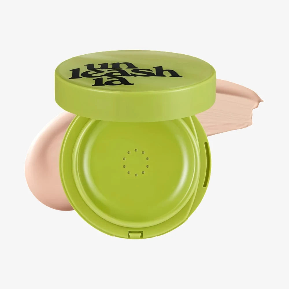 unleashia Satin Wear Healthy-Green Cushion 18C Seashell