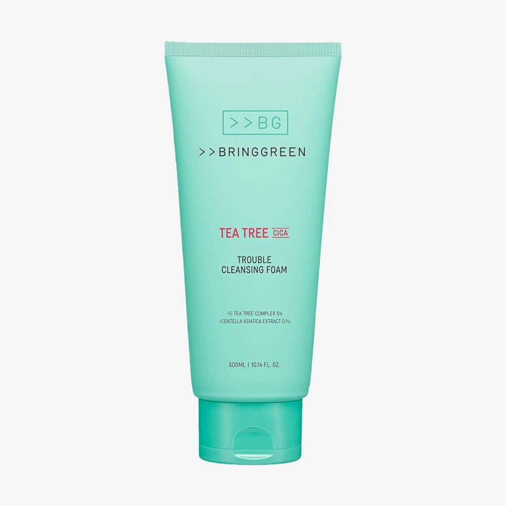 BRING GREEN Tea Tree Cica Trouble Cleansing Foam 300ml