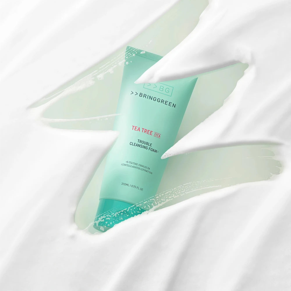 BRING GREEN Tea Tree Cica Trouble Cleansing Foam 300ml