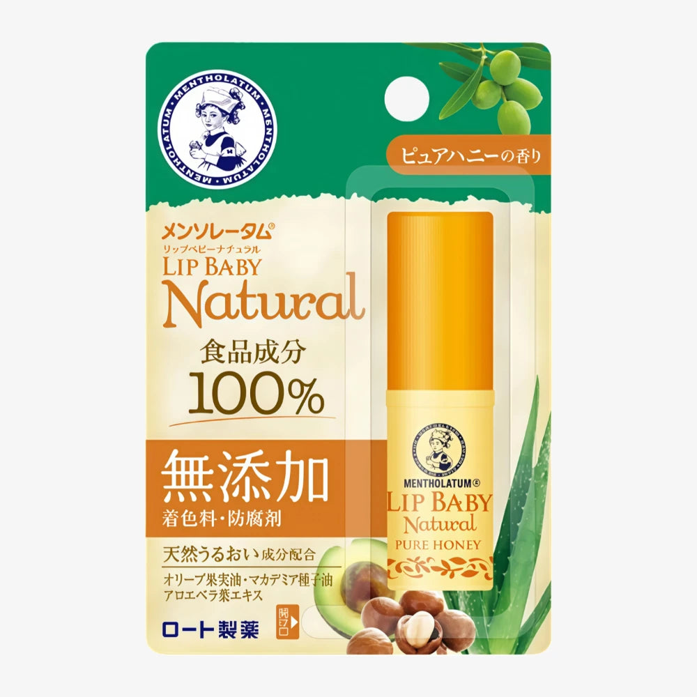ROHTO Nature Lip Baby Pure Honey 4g