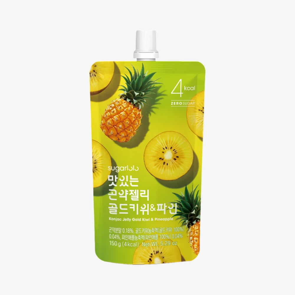 SUGARLOLO 6Kcal Konjac Jelly (Gold Kiwi & Pineapple) 150g