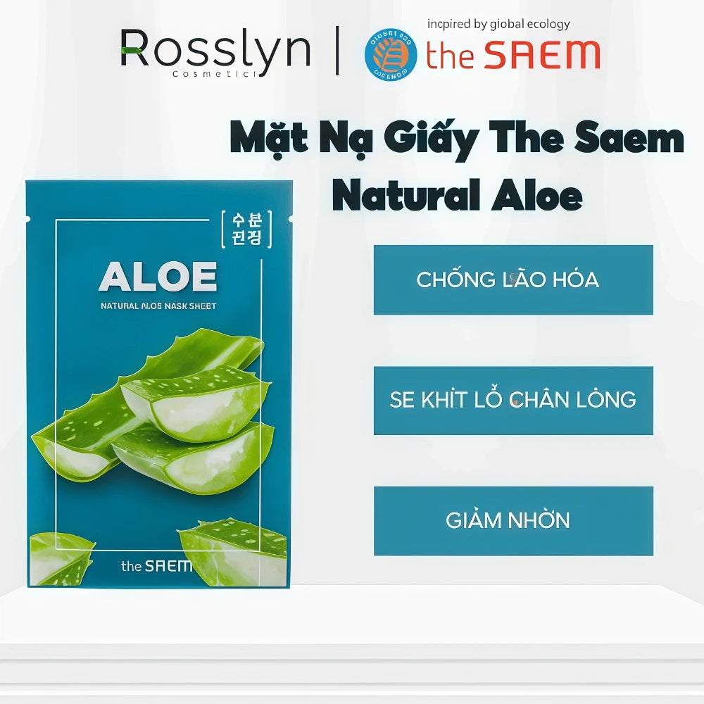THE SAEM Natural Aloe Mask Sheet