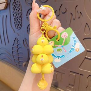 Key Chain Yellow chick Jenga