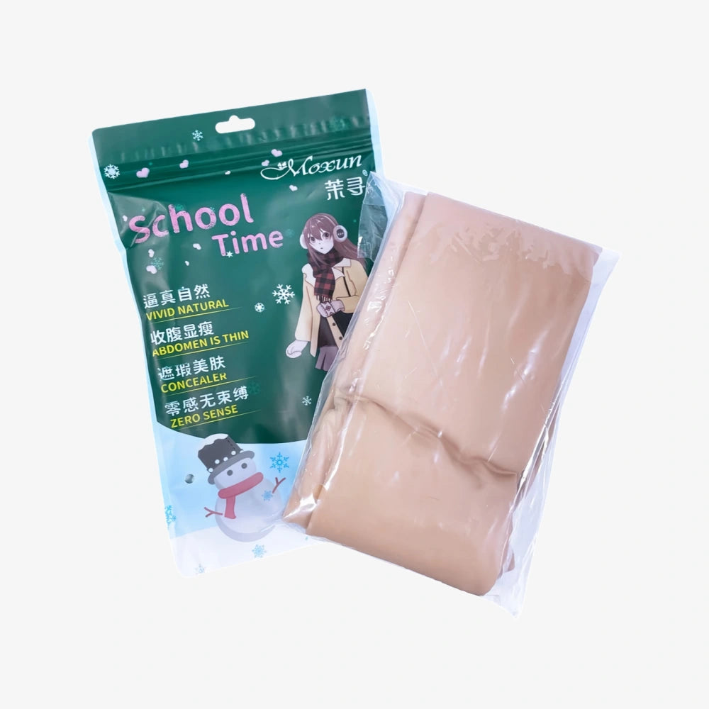 MOXUN // Fleece Pantyhose Thick Nude