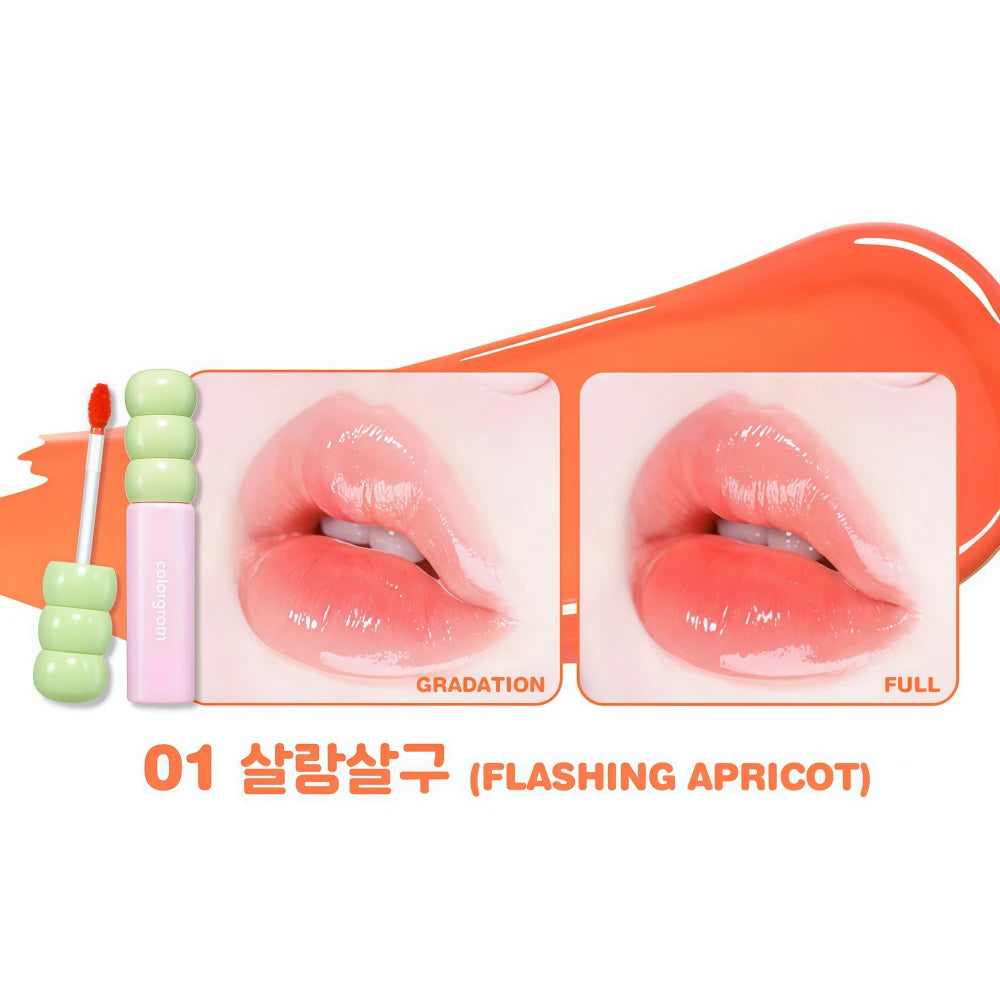 COLORGRAM Fruity Glass Tint 01 Flashing Apricot