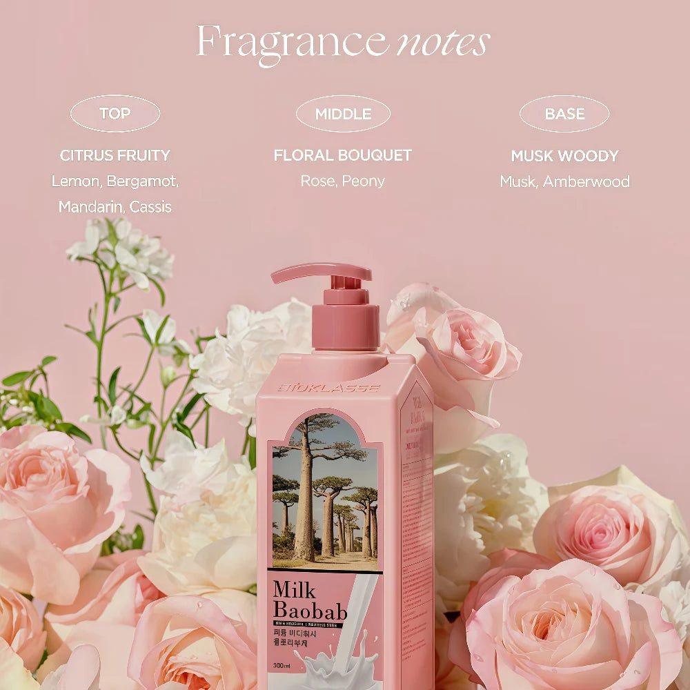 MILK BAOBAB Perfume Body Wash Flora Bouquet 500ml