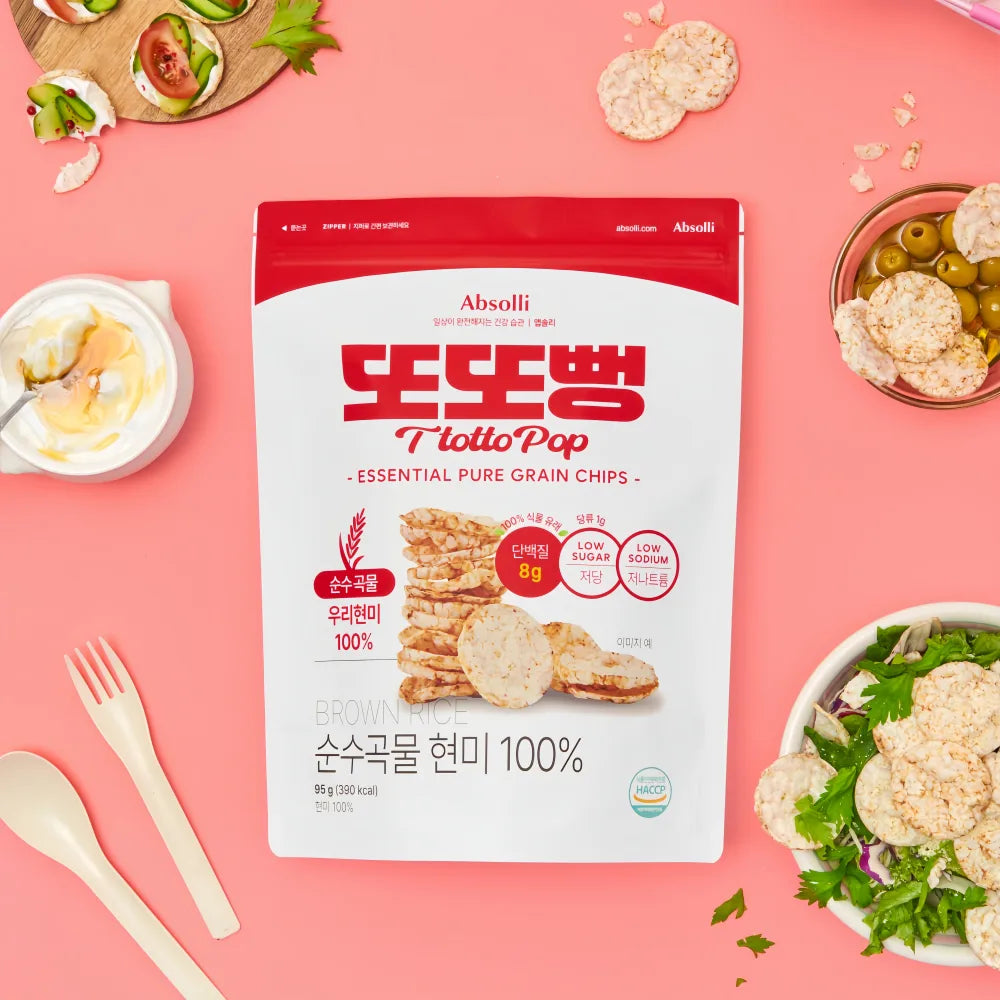 ABSOLLI Ttotto Pop (Brown Rice) 95g