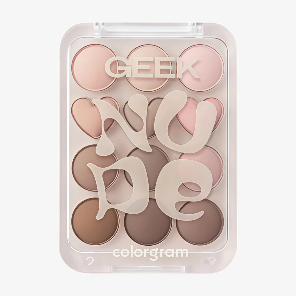 COLORGRAM Pin Point Eyeshadow Palette 07 Nude & Geek
