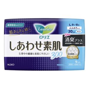 KAO Laurier Happy Bare Skin Deodorant Night Feather 30cm 9pcs