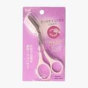 KAI Razor Eyebrow Scissors With Comb 2 Way Pal -1Pcs