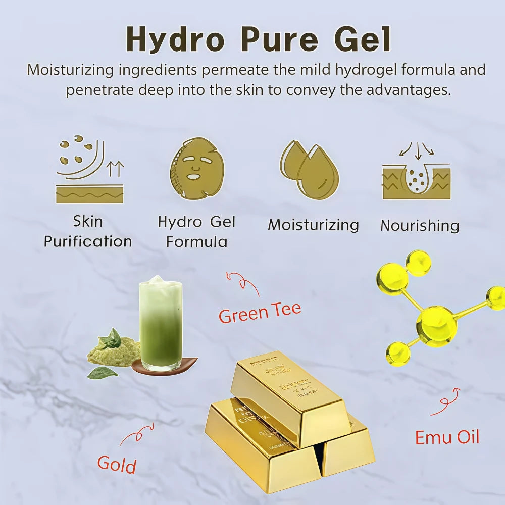 PUREDERM Gold Emu Hydro Pure Gel Mask