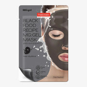 PUREDERM Black Food Recipe MG Gel Mask