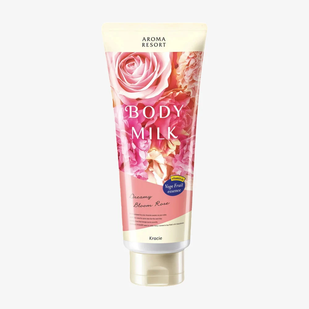 Lait corporel KRACIE Aroma Resort Rose Rêveuse 200g 