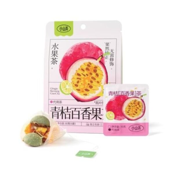 XIAOSHANNONG Green Orange & Passion Fruit Tea 5pcs