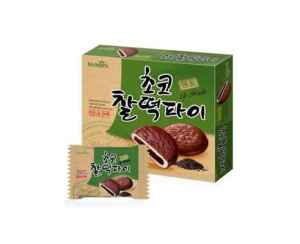 SAMJIN) CHOCO RICE CAKE PIE BLACK SESAME310G
