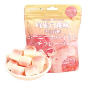 XIONGZAI Filled Gummy White Peach Flavor 58g