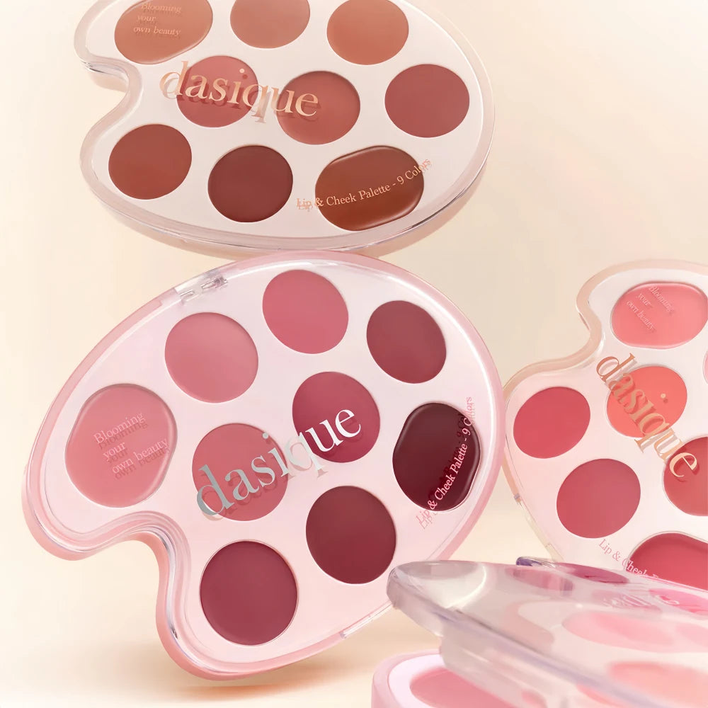 DASIQUE ++ Mood Painting Lip & Cheek Palette 02 Coral Coloring
