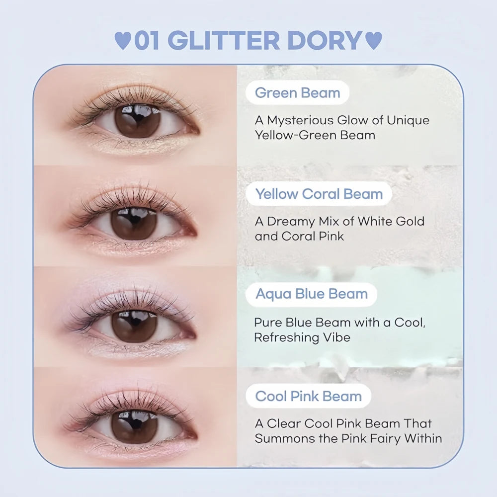 COLORGRAM Tintin Dory Eyeshadow Palette 01 Glitter Dory