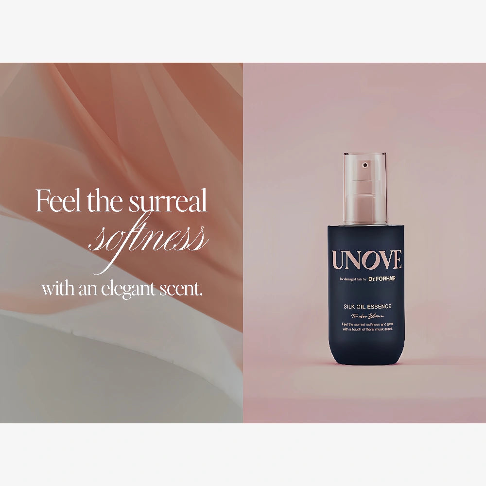 Unove Silk Oil Essence 70ml - Warm Petal