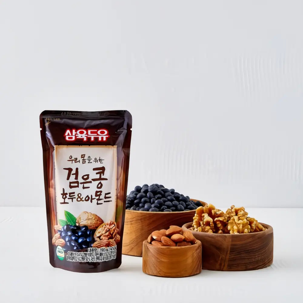 SAHMYOOK Walnut Almond Blackbean Soymilk 190ml