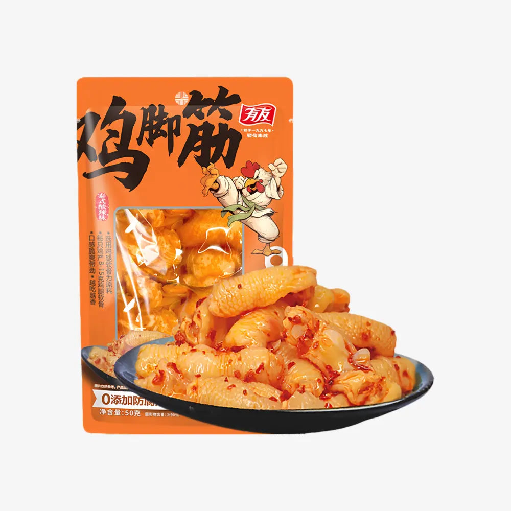 YOUYOU Chicken Feet Tendon (Thai Spicy & Sour) 50g